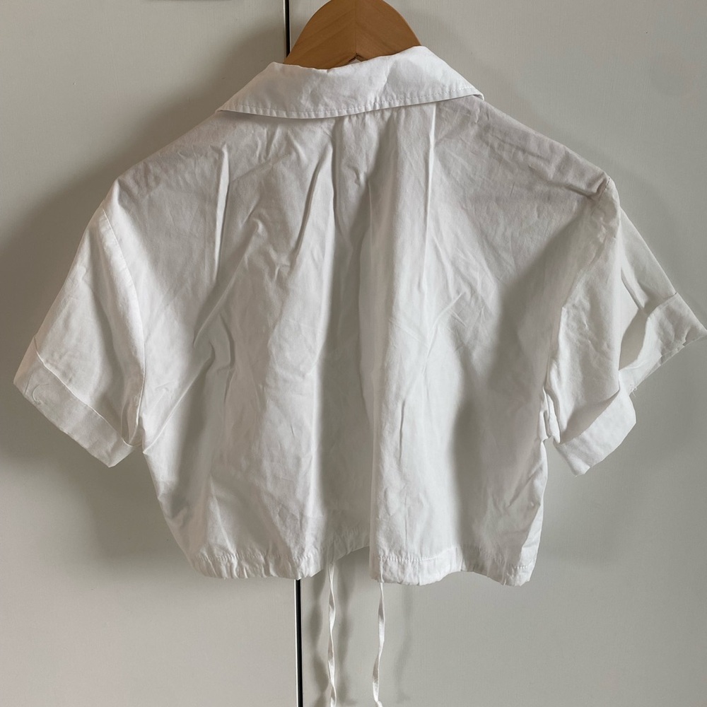Hersy white cotton topper